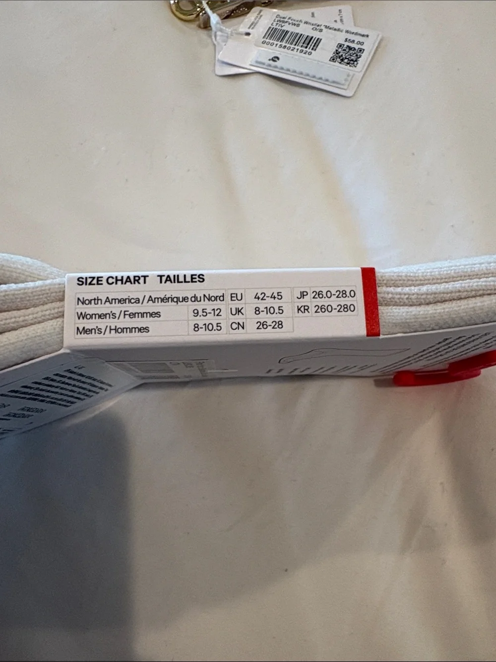 NWT Lululemon Find Your Balance Grip Socks Neutral White LG Crew Pilates Yoga